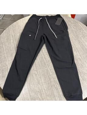 NEW FABLETICS HIGH RISE ON CALL SCRUB JOGGER PANTS BLACK SIZE SMALL